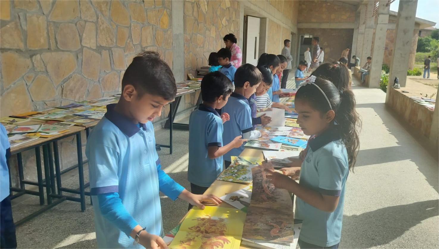 So many books to choose from! Book fair