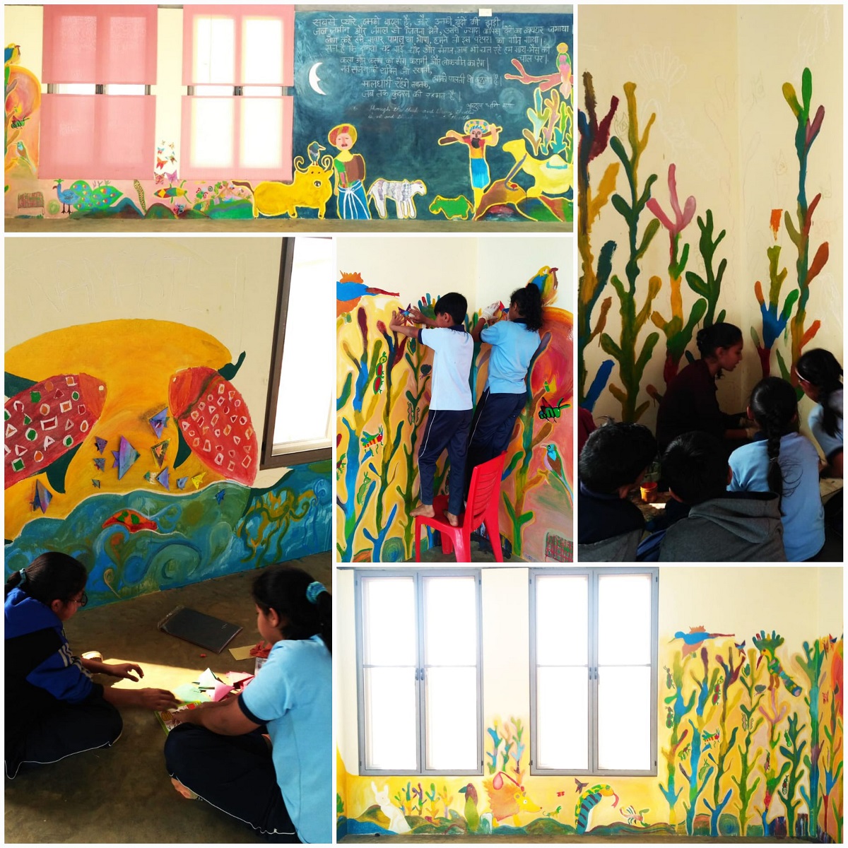 Painting the walls
