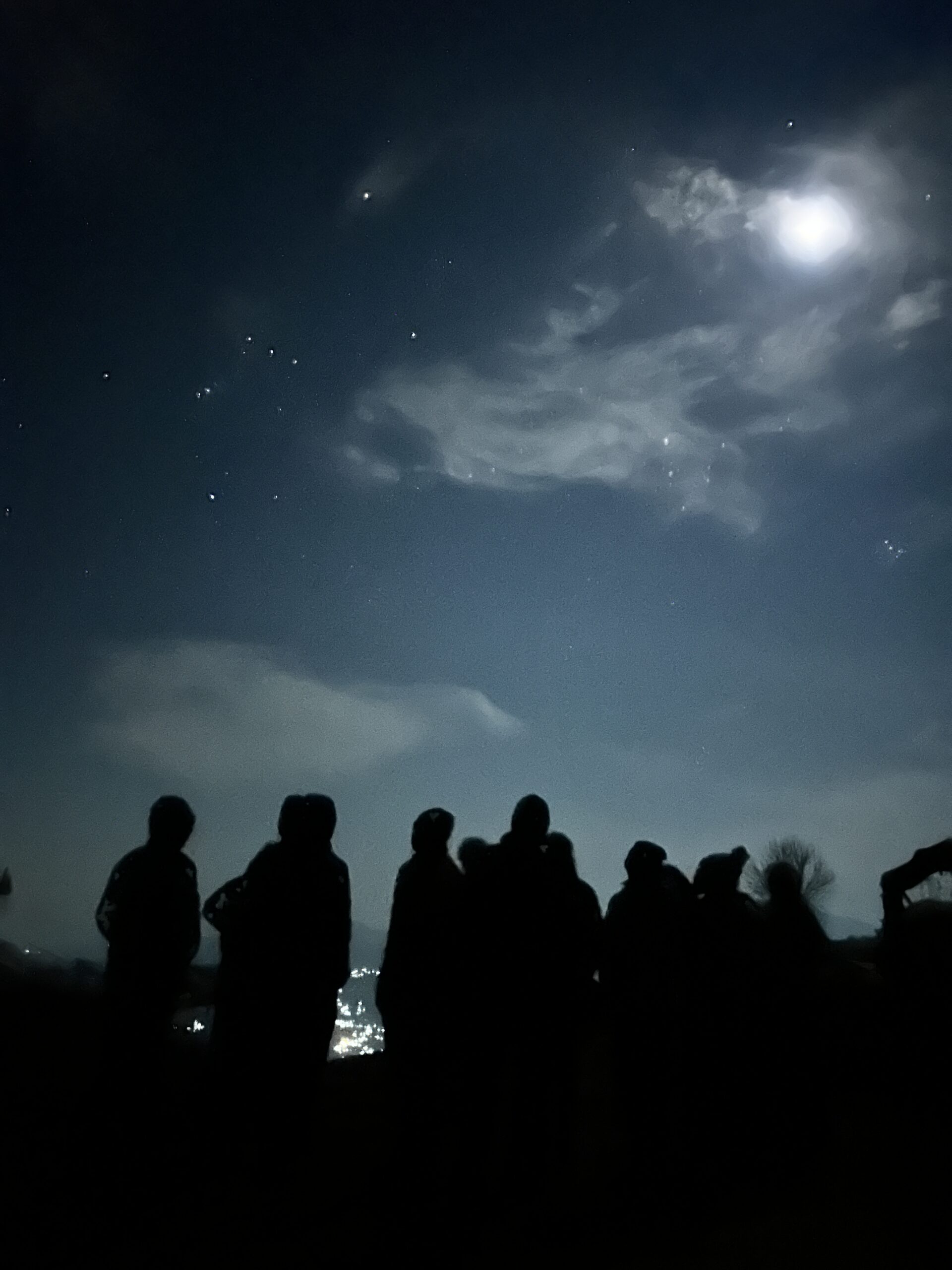 The night sky