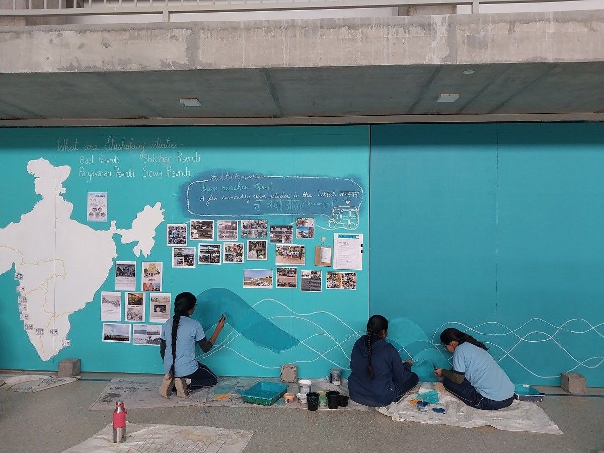 Workingonthemural