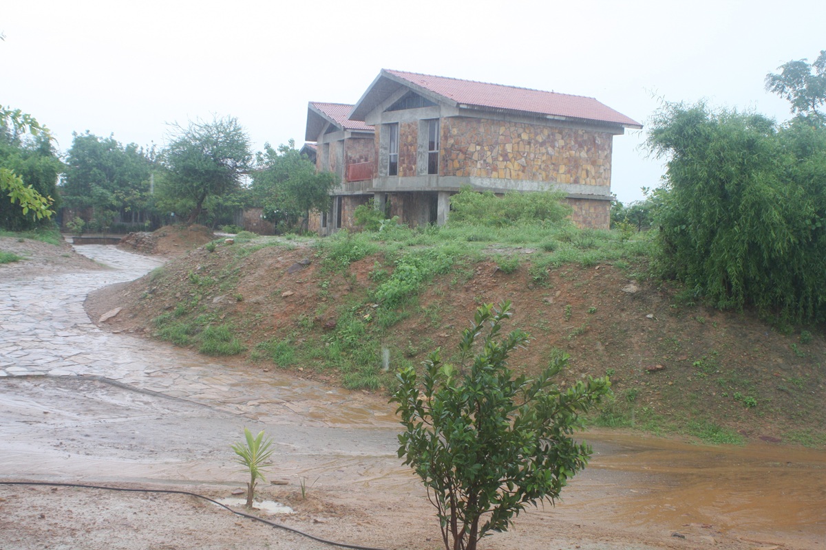 Campus in the monsoon