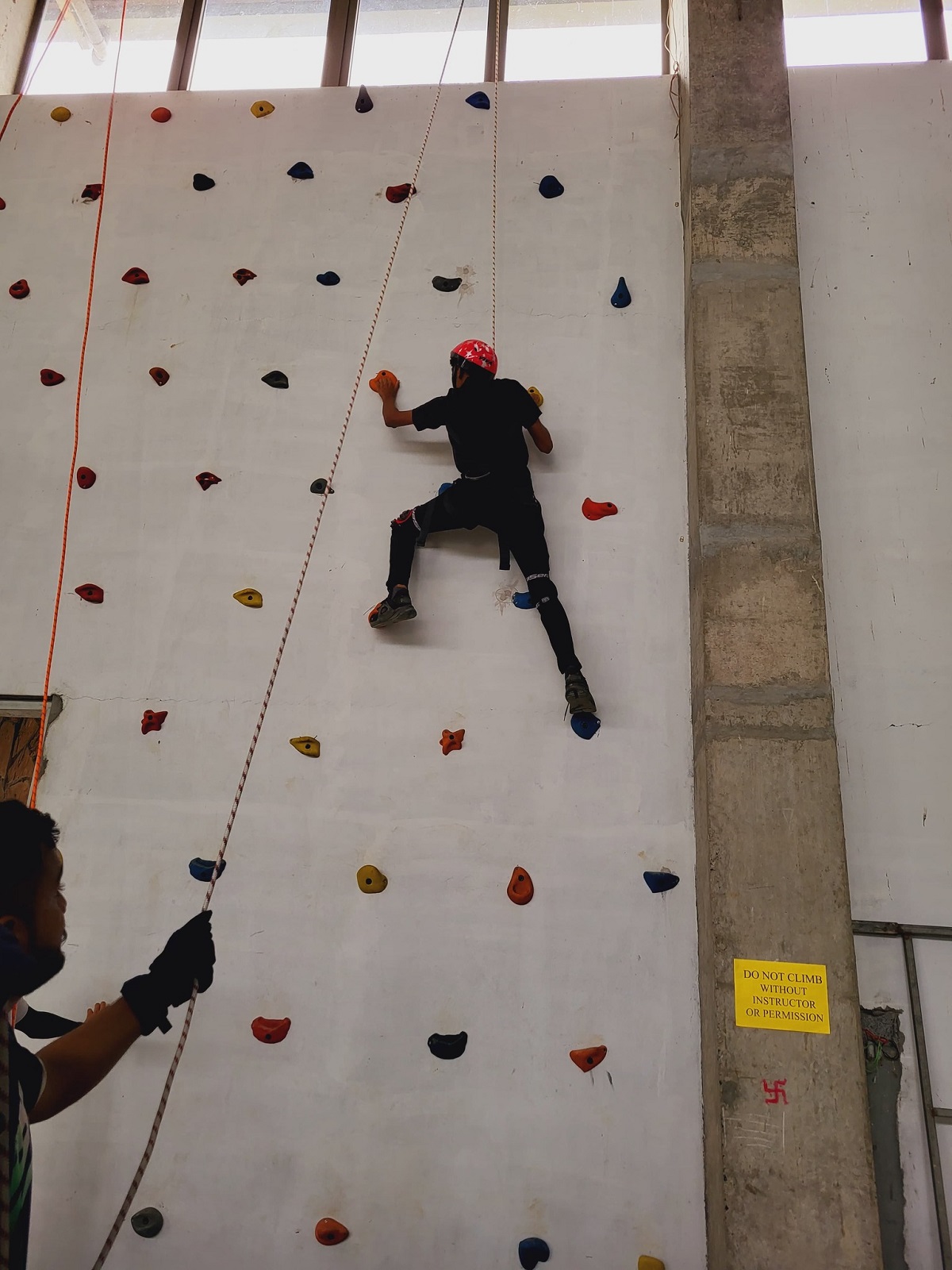 Climbing wall